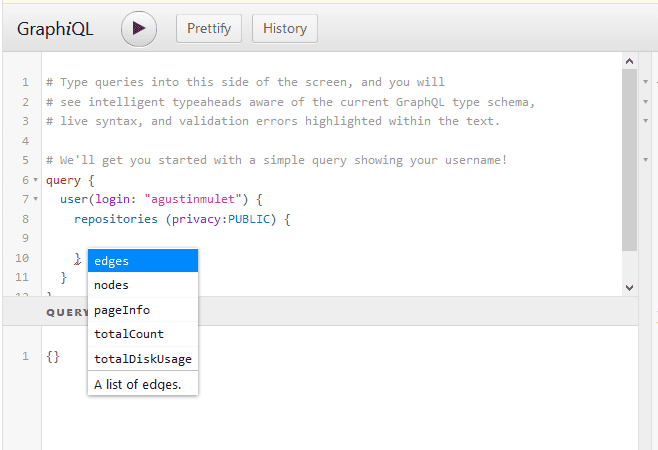 Consultando repos Github API