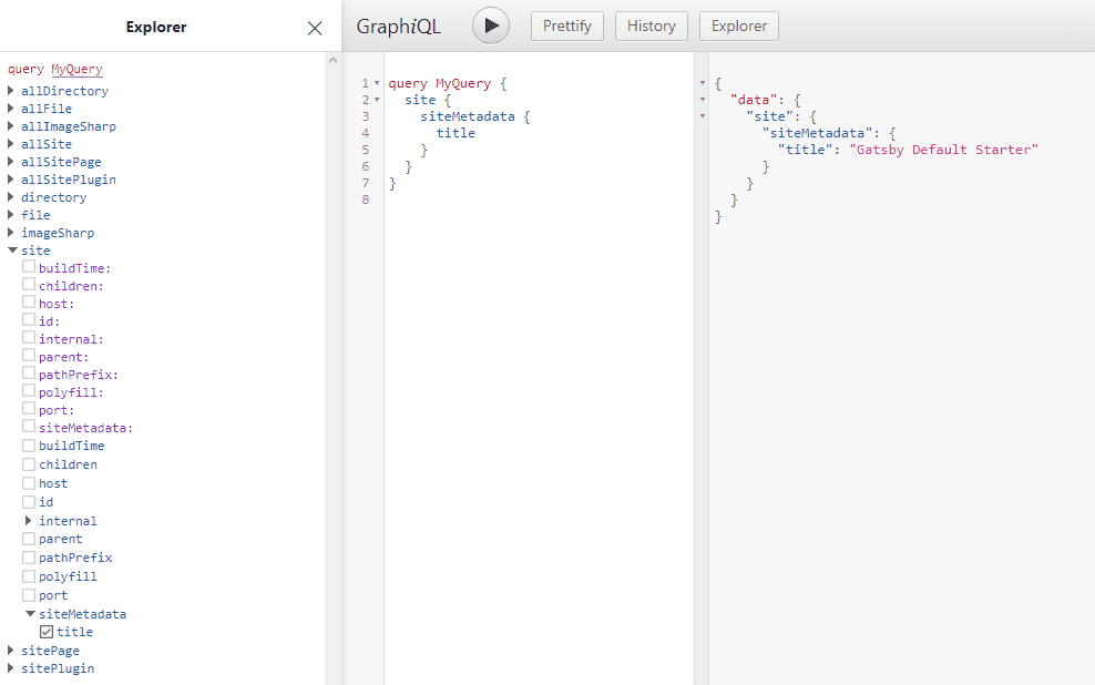 Interfaz de graphiql